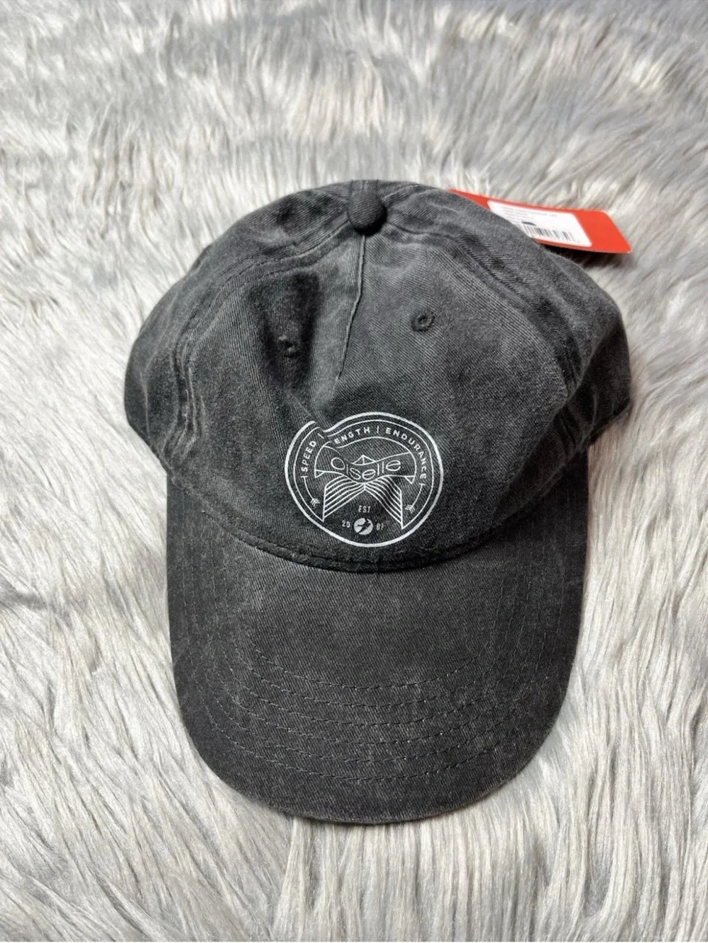Oiselle Crest Baseball Cap Women’s Hat Faded Black One Size